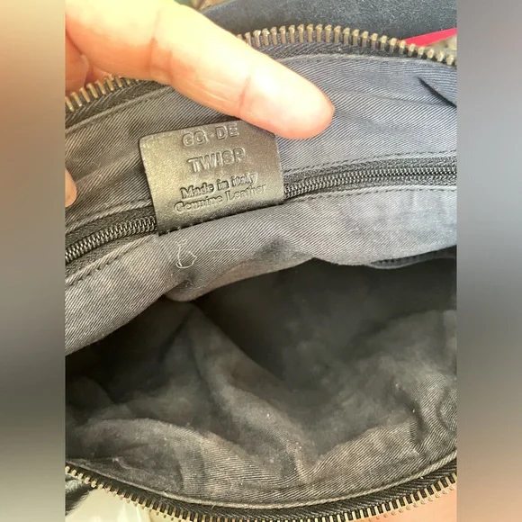 AUTHENTIC BALLY leather signature stripe shoulder bag - Picture 6 of 16